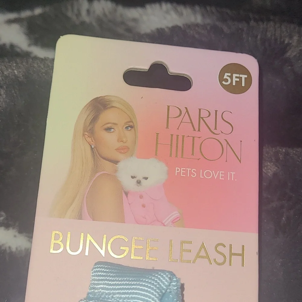 Paris Hilton Light Blue Bungee Leash